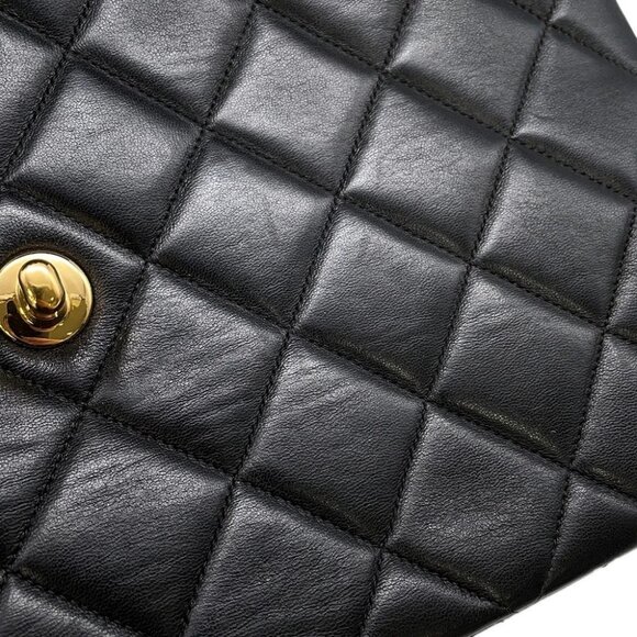 CHANEL Matelasse Double Face Chainshoulder Lambskin Black - Picture 6 of 16